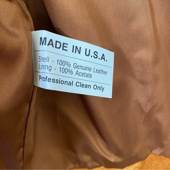 Vtg Lariat Genuine Suede Leather Fringe Jacket - Picture 10 of 10